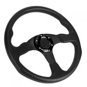ACOUTO 350mm/14in Racing Car Sport Steering Wheel Deep Dish 6 Bolts Universal Modified Racing Steering